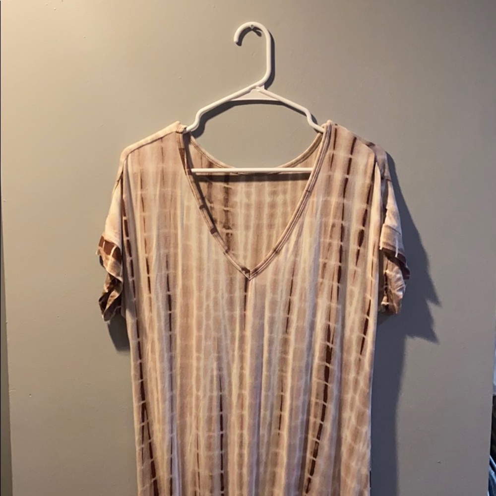 Short Sleeve Maxi Dress